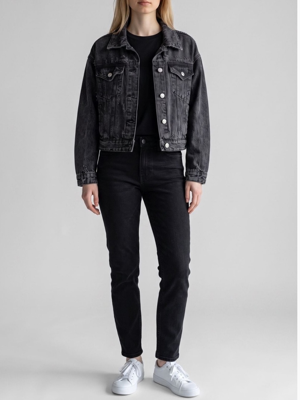 Wild Fable Denim Trucker Crop Jean Jacket